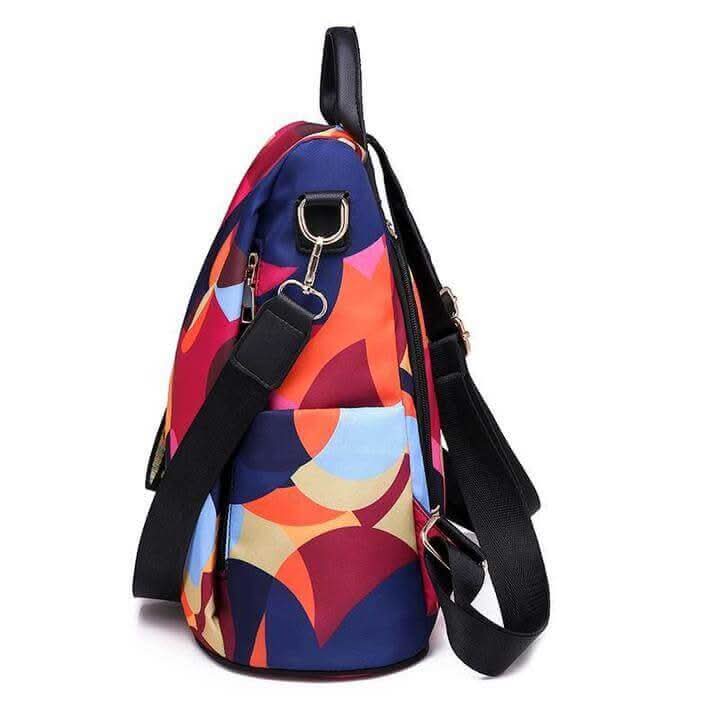 Women's SecurePack Waterproof Travel Backpack - Nylon - Anti-Theft - Convertible - Delveno