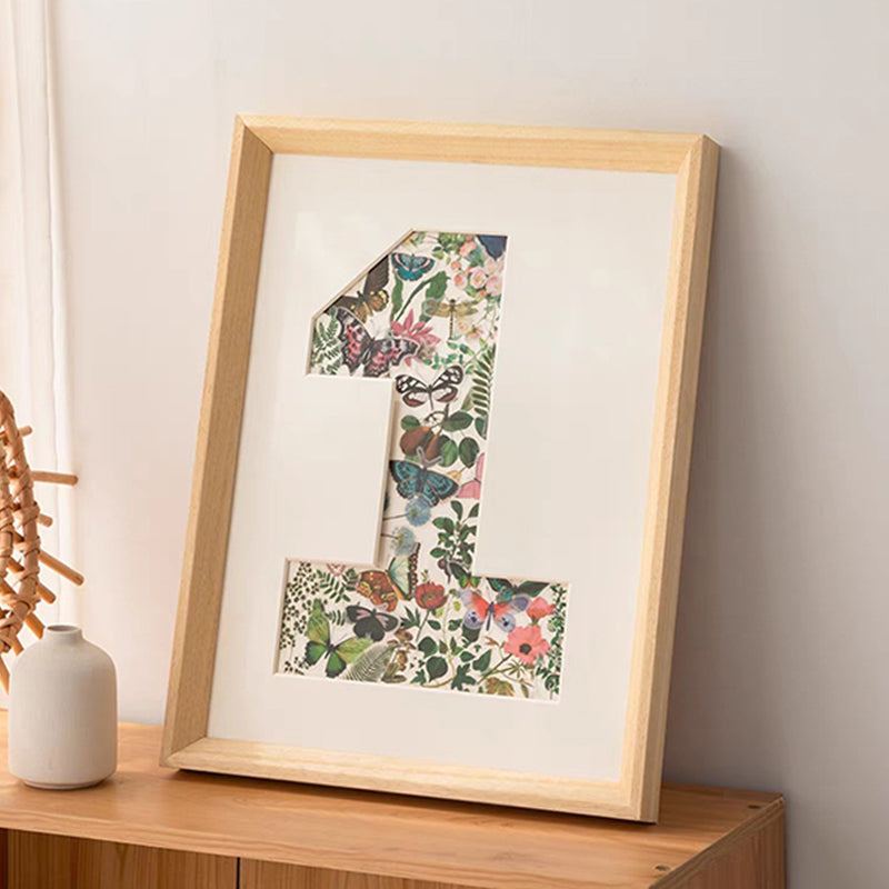 Wooden Baby Milestone Photo Frame | Multi-Photo Display Tracks Weekly Growth | Unique Keepsake Anniversary Gift
