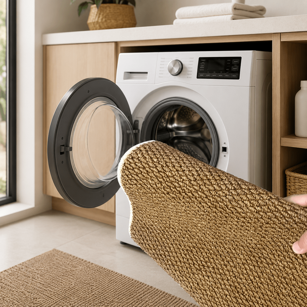 Absorbent Doormat Quick-Drying Fabric | Geometric Pattern Design | Reduces Wet Footprints, Stain-Resistant Finish 4
