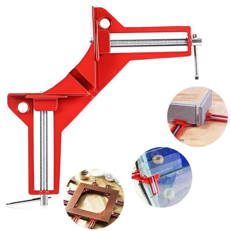 Right Angle Clamp 90 Degree Aluminium Alloy with Adjustable Swivel Jaws 8
