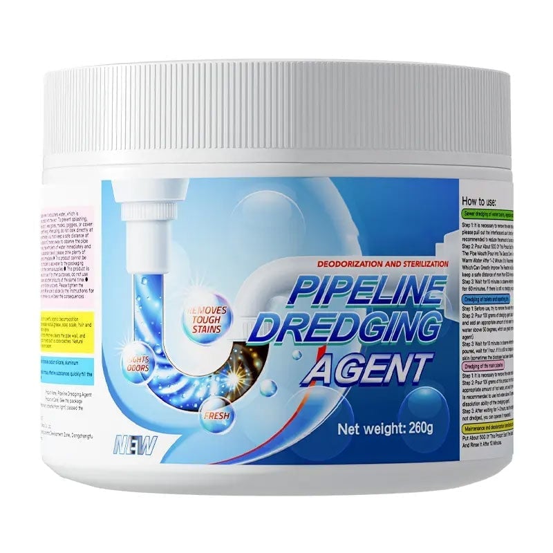 Granular Drain Cleaner Fast-Acting Non-Corrosive with Protective Coating 8