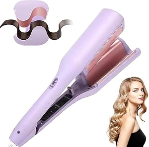 Ionic Ceramic Hair Curling Wand | 15-Second Heat-Up, 4 Heat Settings | Frizz-Free, Long-Lasting Curls, Silicone Safety Tip 8
