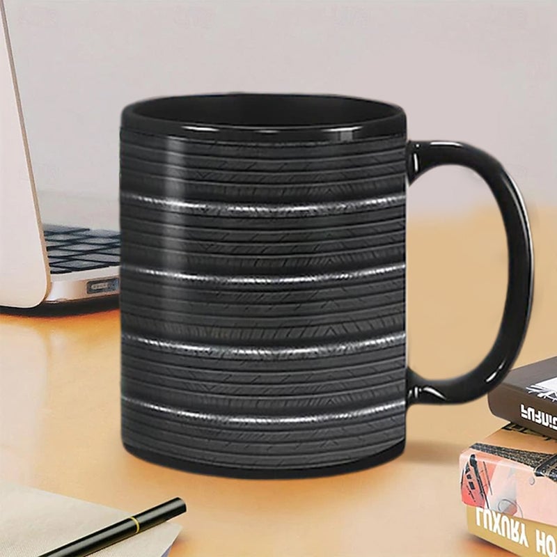 Toolbox Mug Ceramic Novelty Microwave Safe Compact with Raised 3D Pattern 18