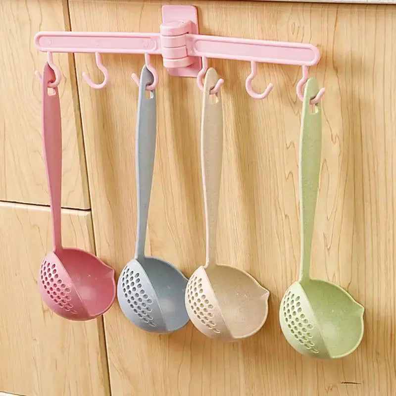 Straining Ladle Spoon | 3-in-1 Scoop, Strain & Serve Tool | Heat-Resistant, Non-Stick Safe Kitchen Ladle for Pasta & Dumplings 2