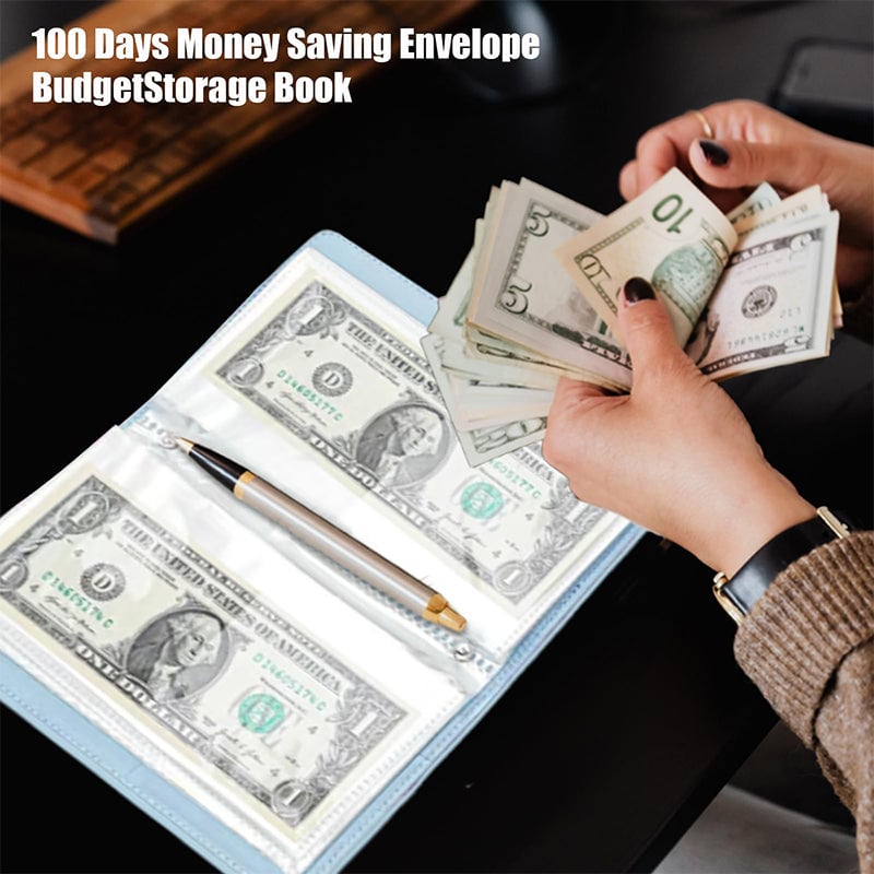 Savings Binder Challenge A6 Daily Tracker with 50 Labelled Envelopes 5