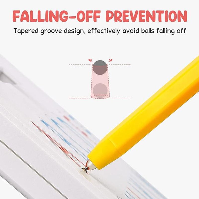 Magnetic Alphabet Tracing Board Double Sided ABS Plastic with Stylus Pen 6