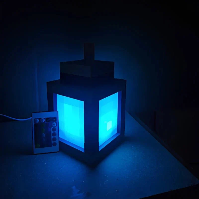 Pixel LED Night Light Rechargeable | Retro Gaming Design for Desk, Bedside & Setup | Cordless Ambient Lighting 8