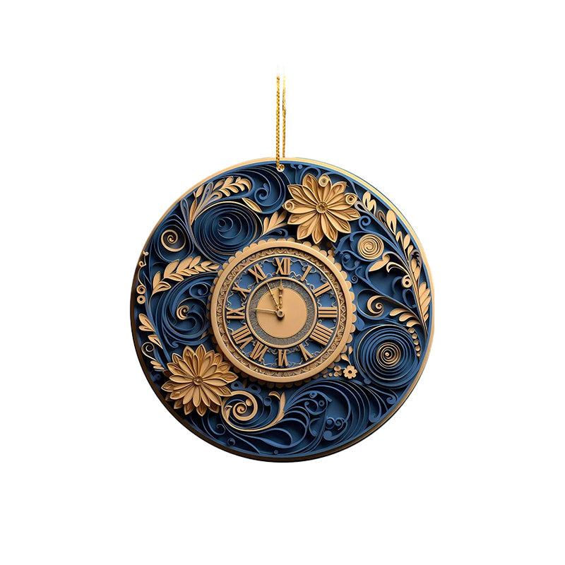 3D Christmas Ornament Acrylic | 3D Effect Pattern Design | Lightweight Festive Tree and Table Decoration for Holiday Décor 13