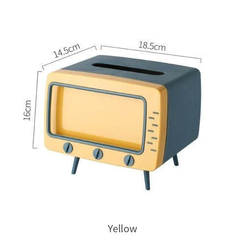 Phone Holder Tissue Box Compact Desk Organiser with Removable Stand