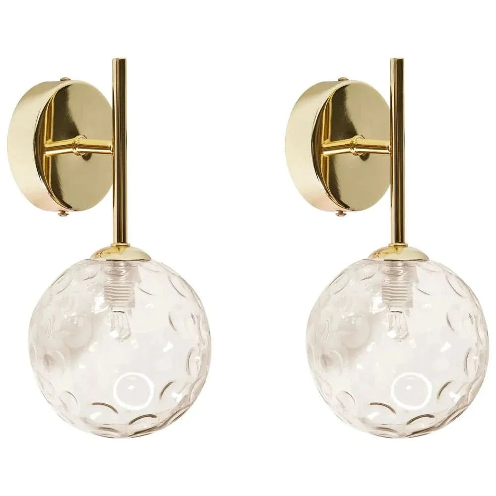 Handmade Glass Wall Light | Handcrafted Glass Shade with Metal Accents | Elegant Lighting for Hallway, Bedroom and Living Room 5