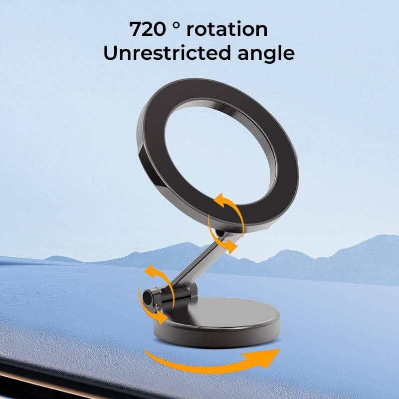 Magnetic Phone Holder 360 Degree Rotation | Dashboard Mount, Strong Grip, Easy Adjust | Universal Fit for All Phone Models 7