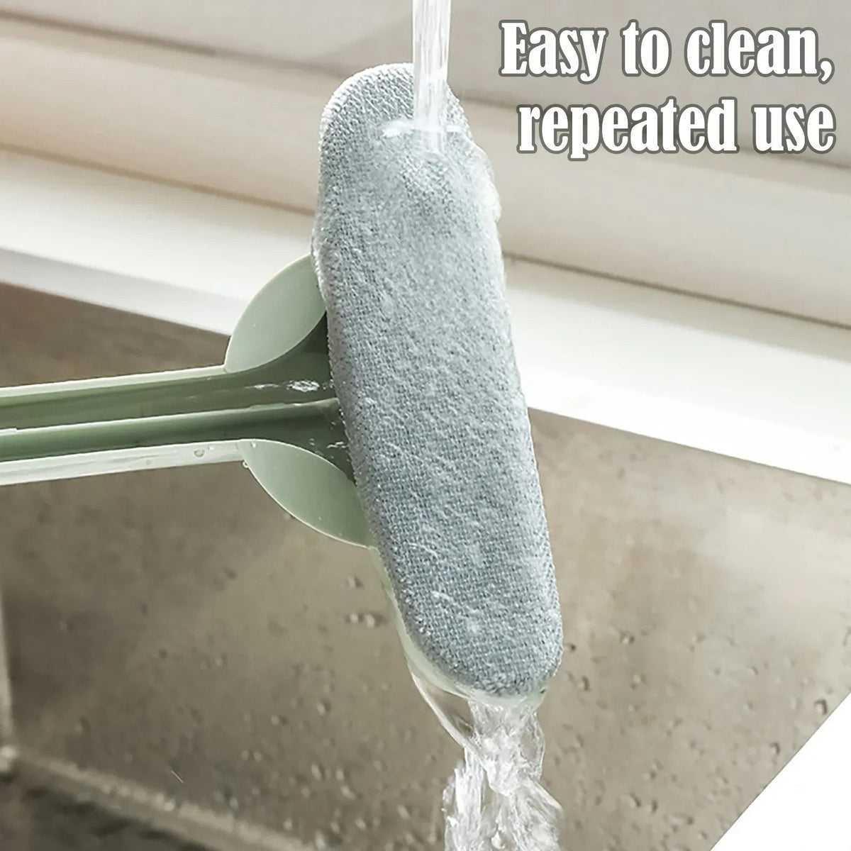 Mesh Cleaner Brush PP Plastic | 2-in-1 with Rust Removing Eraser & Adjustable Handle | Wet & Dry Non-Scratch Cleaning 5