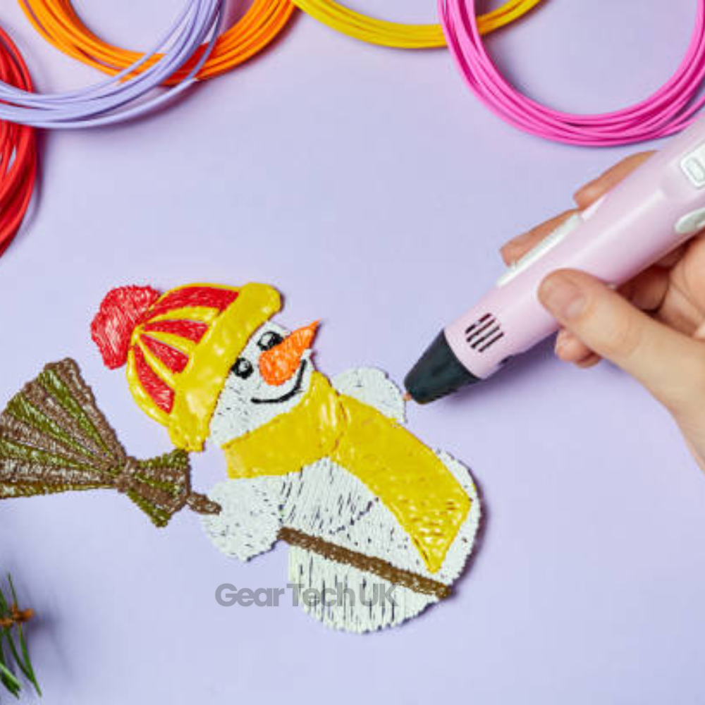 3D Printing Pen | Adjustable Temperature & Speed Control | 100m PLA Filament Included for Creative Drawing and Craft Projects 6