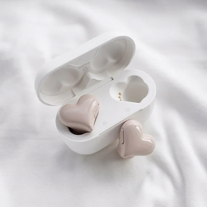 Heart-Shaped Wireless Earbuds for Women | Bluetooth 5.3, ENC Noise Cancelling & Touch Control | 24-Hour Battery Life 12