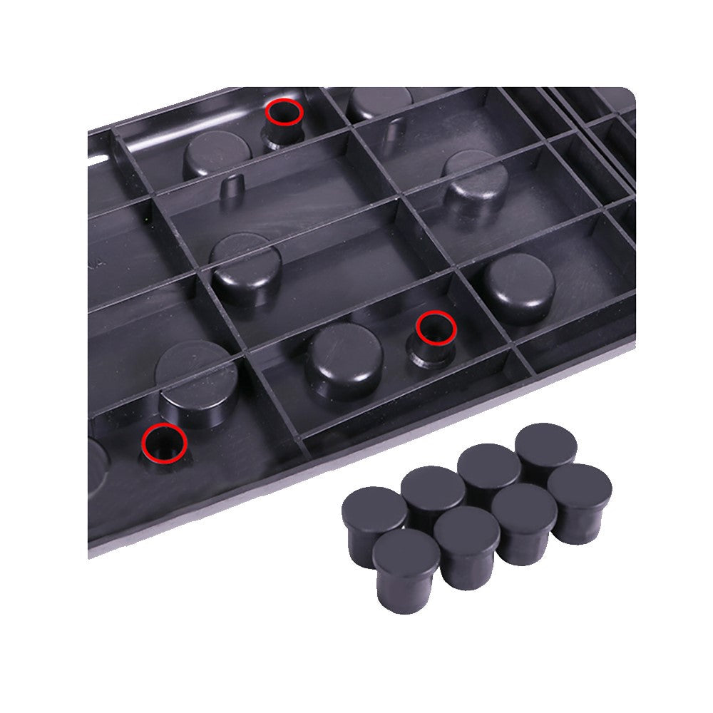 14-in-1 Push-Up Rack Board | Adjustable Handles Target Multiple Muscle Groups | Non-Slip ABS Plastic, Includes Resistance Bands