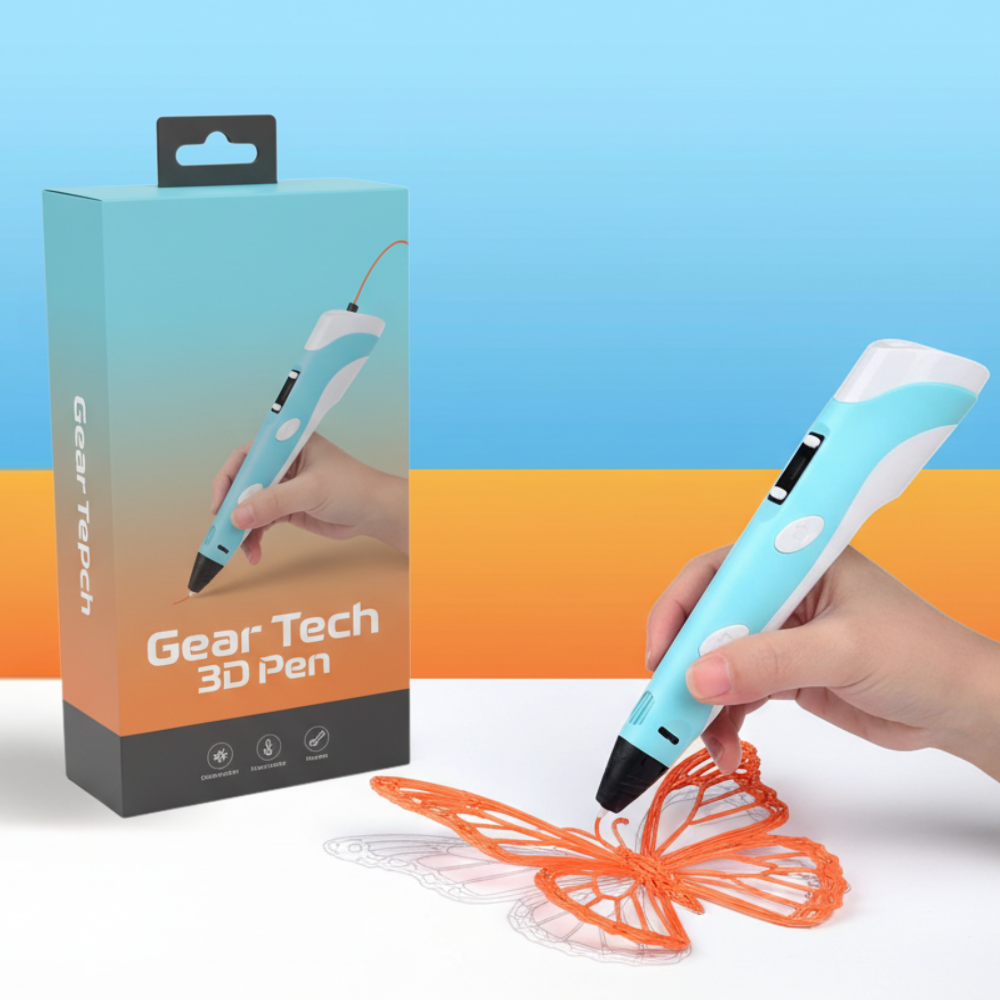 3D Printing Pen | Adjustable Temperature & Speed Control | 100m PLA Filament Included for Creative Drawing and Craft Projects 13
