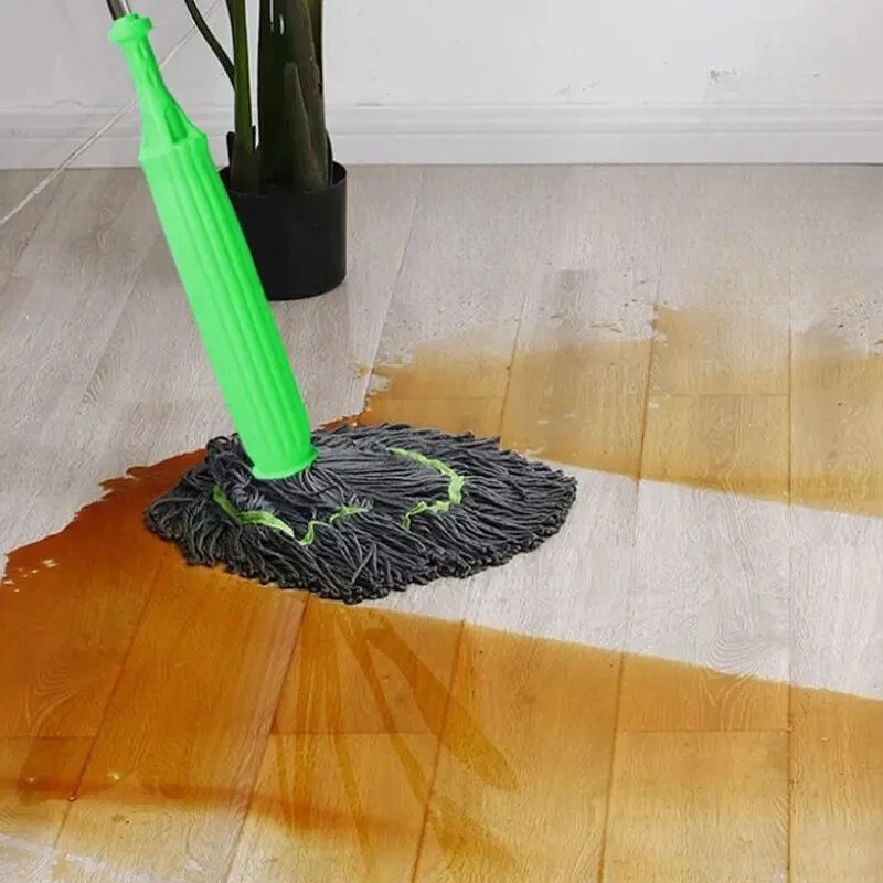 2-in-1 Drying Mop | Mops and Dries Floors in One Stroke, No Wet Footprints | Suitable for Wood, Tile and Laminate