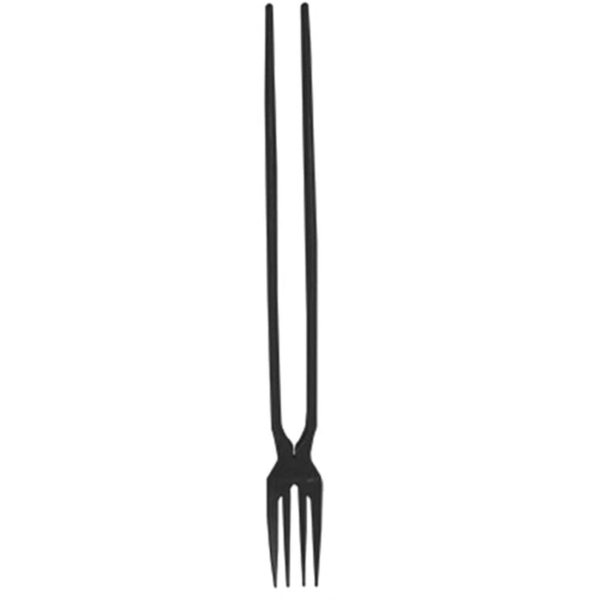 2-in-1 Fork Set Plastic Reusable Chopsticks Combo with Ergonomic Handle