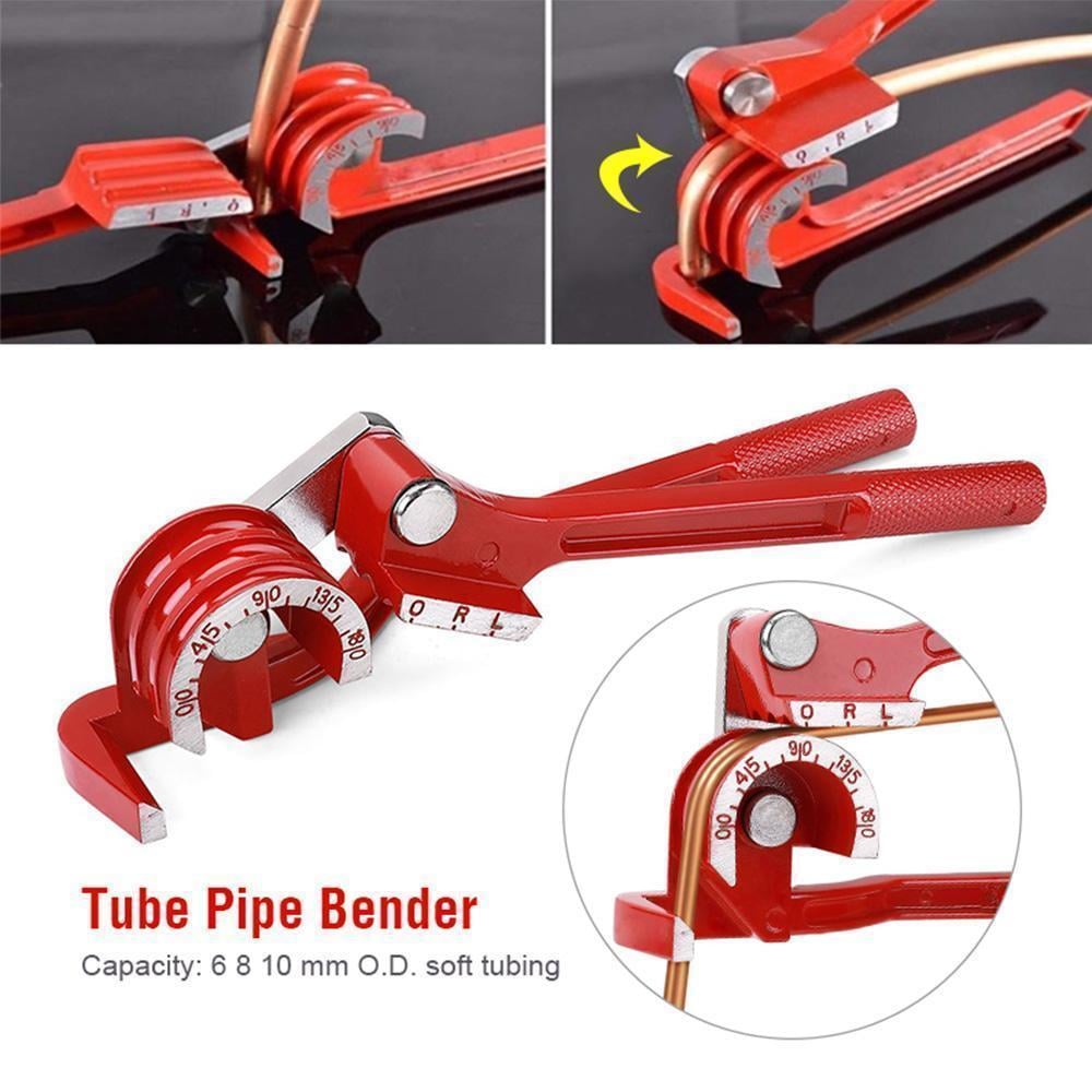 3-in-1 Pipe Bender Hand Lever Tube Aluminium with Calibrated Markings 3