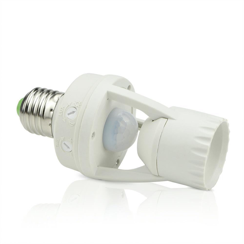 360 Rotating Motion Sensor Socket Switch Led Bulb Base - Image 3
