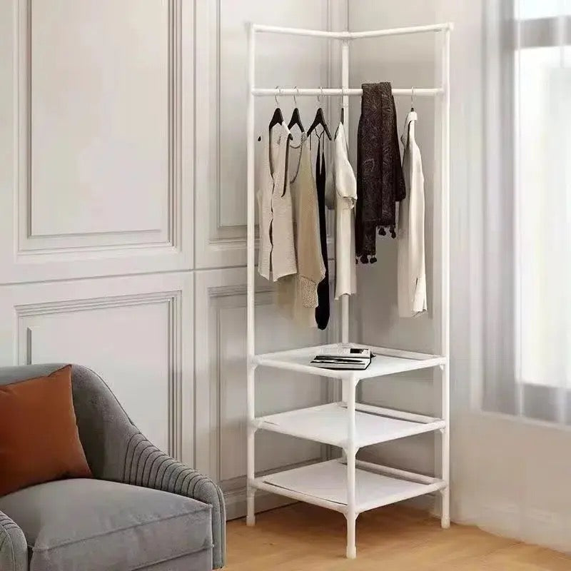 3-Step Coat Hanging Rack | Multi-Tier Space-Saving Design | Free-Standing Storage for Coats, Jackets, Bags and Hats