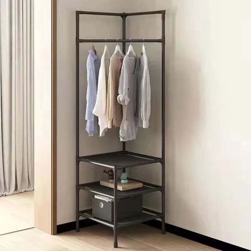 3-Step Coat Hanging Rack | Multi-Tier Space-Saving Design | Free-Standing Storage for Coats, Jackets, Bags and Hats