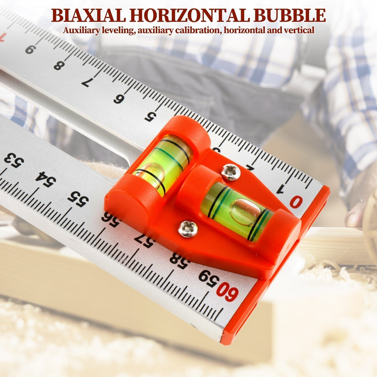 3-in-1 High Precision Angle Ruler | Angle, Depth & Width Measurement | For Accurate Woodworking & Carpentry Cuts