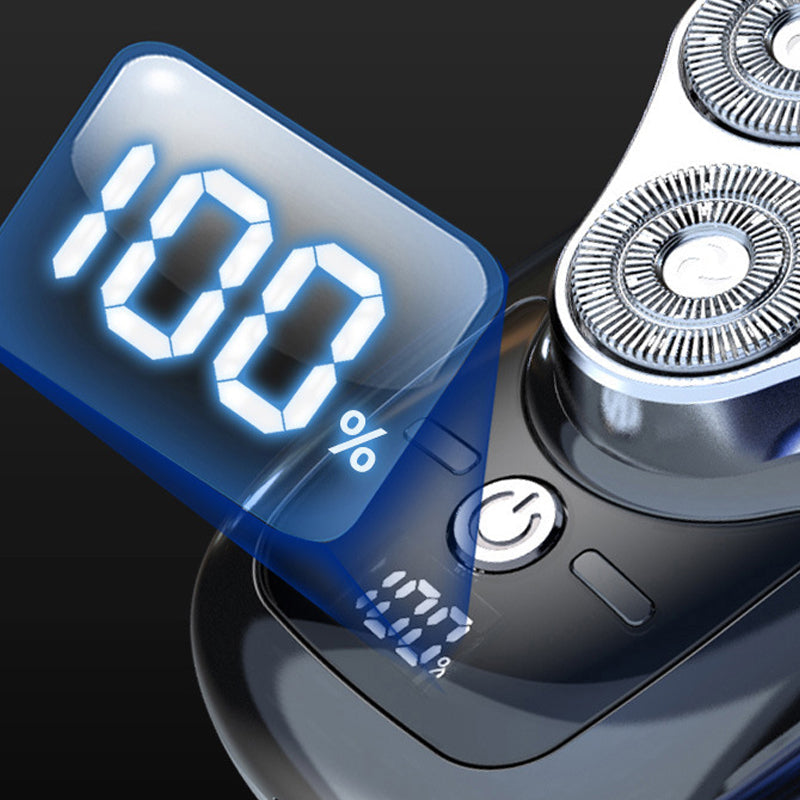 3-in-1 Shaver Rechargeable Waterproof Portable with Self-Sharpening Blades