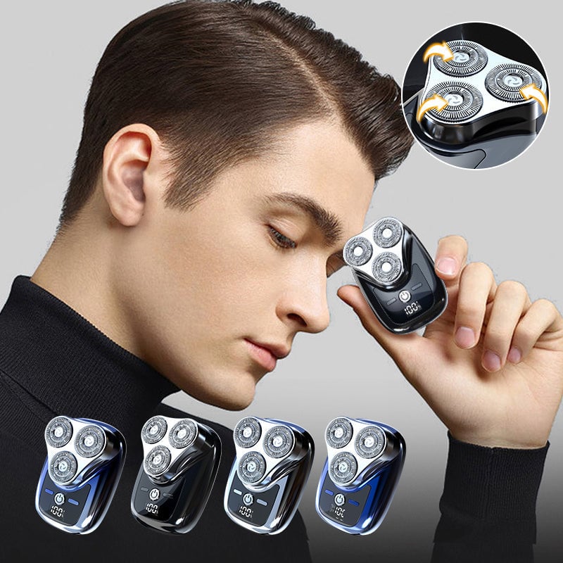 3-in-1 Shaver Rechargeable Waterproof Portable with Self-Sharpening Blades