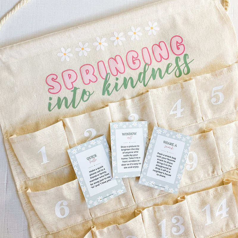 30 Days of Kindness Easter Calendar | Includes 30 Kindness Activity Cards | Family Togetherness Advent-Style Countdown