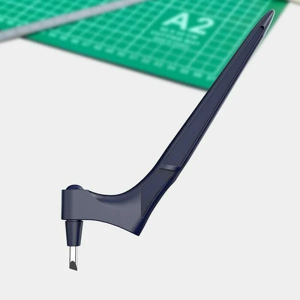 360° Rotating Precision Craft Cutter | Stainless Steel Blade for Paper, Vinyl & Stickers | Ergonomic Ambidextrous Grip