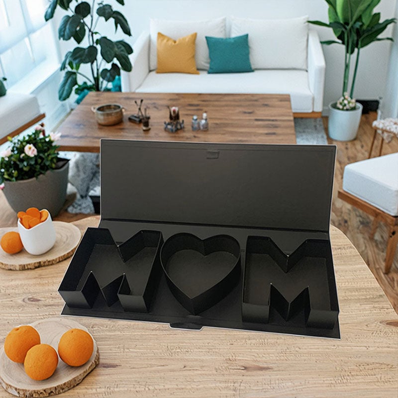 Letter Gift Box Rectangular Composite Cardboard with Hot-Stamped Finish 2