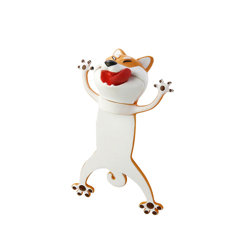 3D Animal Bookmarks PVC | Page Corner Clip, 10 Animal Styles to Choose From | Waterproof, Reusable Reading Gift