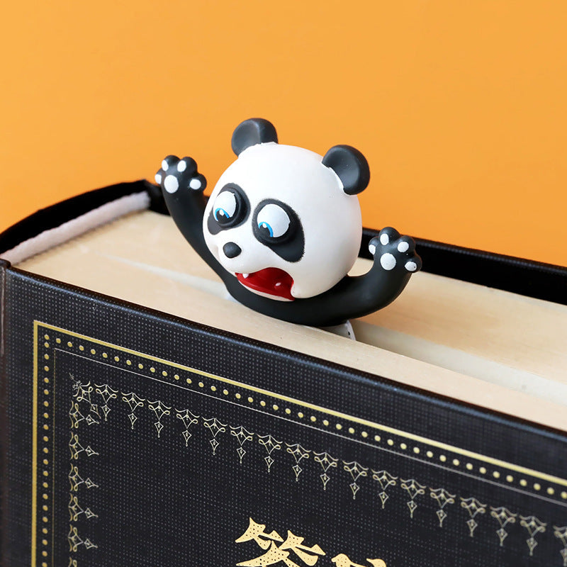 3D Animal Bookmarks PVC | Page Corner Clip, 10 Animal Styles to Choose From | Waterproof, Reusable Reading Gift