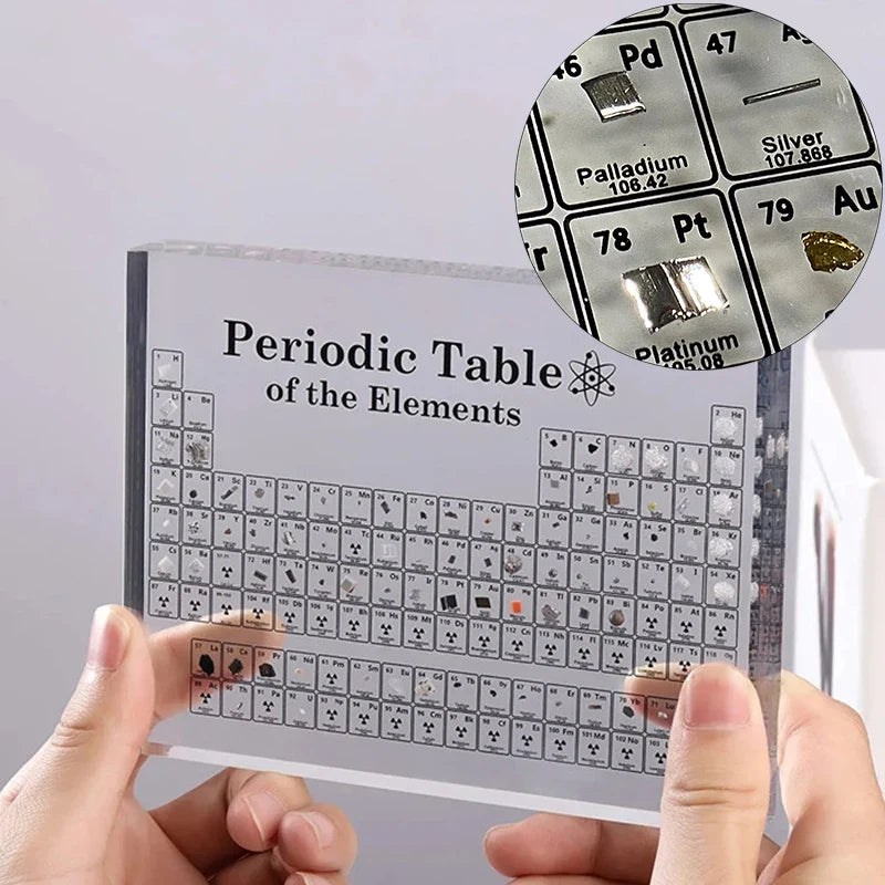 3D Periodic Table Display | Raised Element Tiles for Hands-On Learning | Science Decor for Home, Office or Classroom