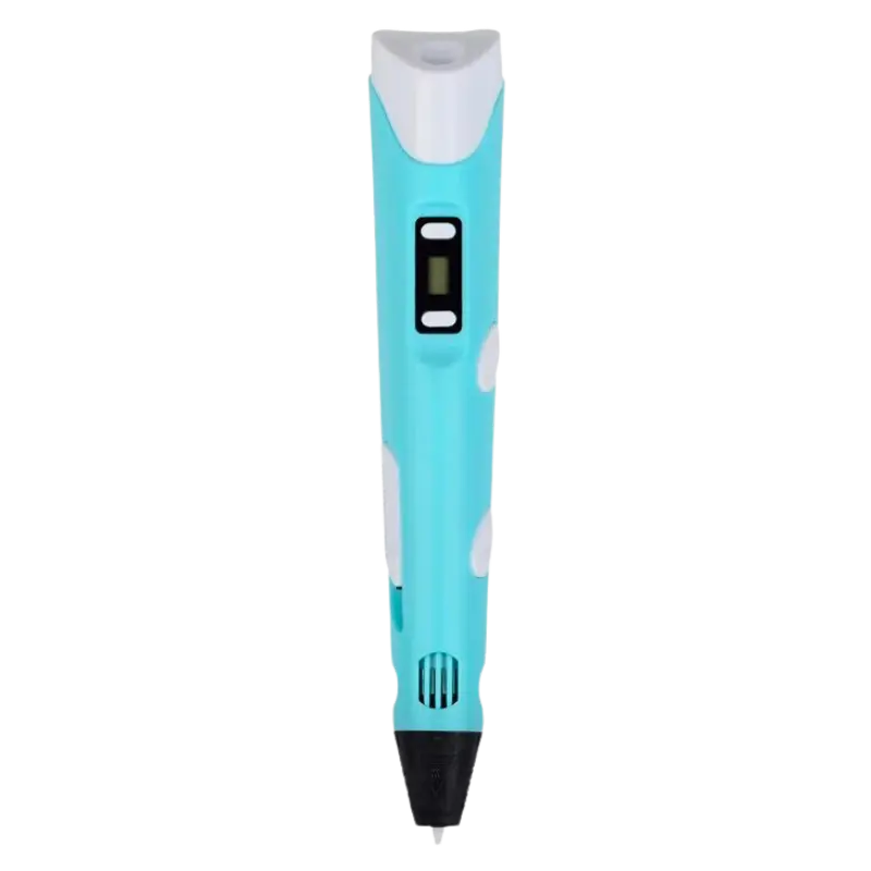 3D Printing Pen Kit | 10 Biodegradable PLA Filaments, Anti-Clog Flow | Travel Case, Power Adapter & Stencil Guides Included