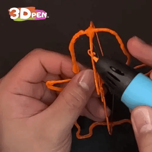 3D Printing Pen Kit | 10 Biodegradable PLA Filaments, Anti-Clog Flow | Travel Case, Power Adapter & Stencil Guides Included