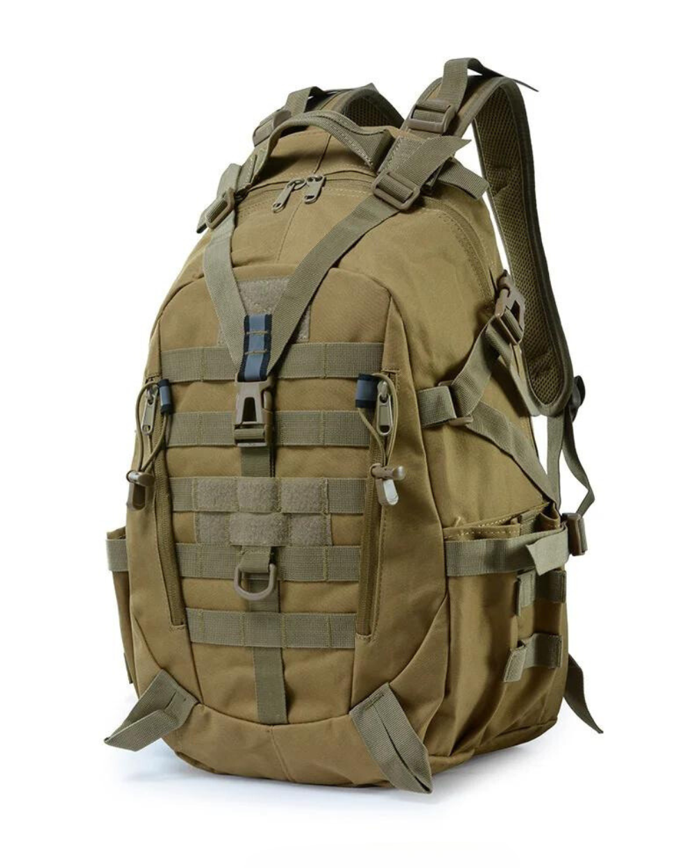 40L Tactical Backpack - Waterproof Nylon Design - Multi-Compartment - Adjustable Straps