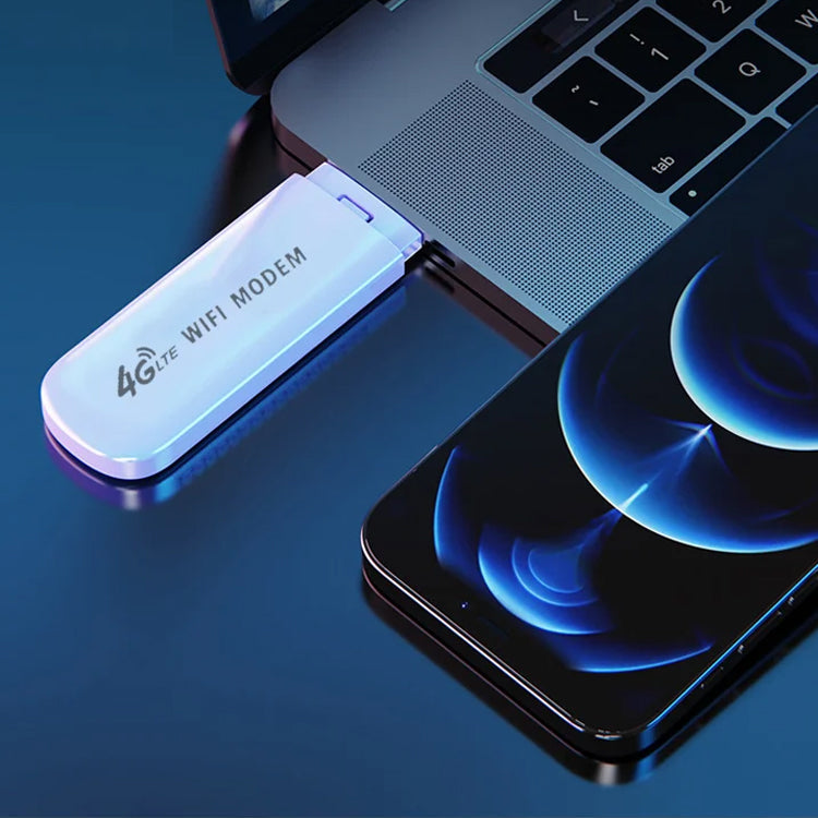 4G LTE WiFi Router Mobile Hotspot | SIM Card Slot, 150 Mbps 2.4G Band | Portable USB Network Adapter, FDD B1/B3/B5
