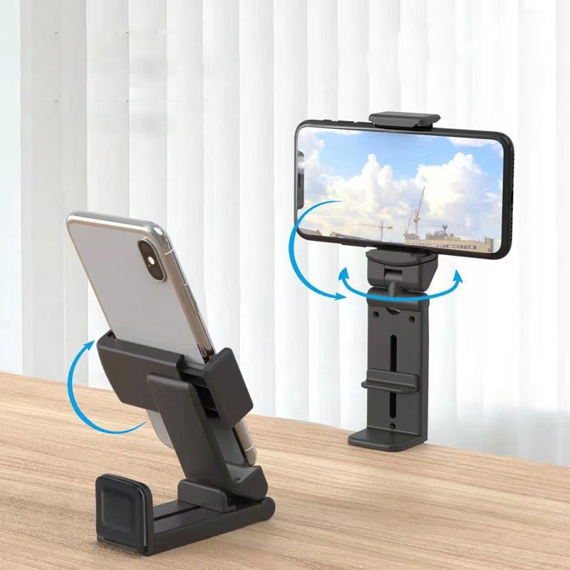 Folding Phone Holder Adjustable 360 Rotating with Retractable Stand 7
