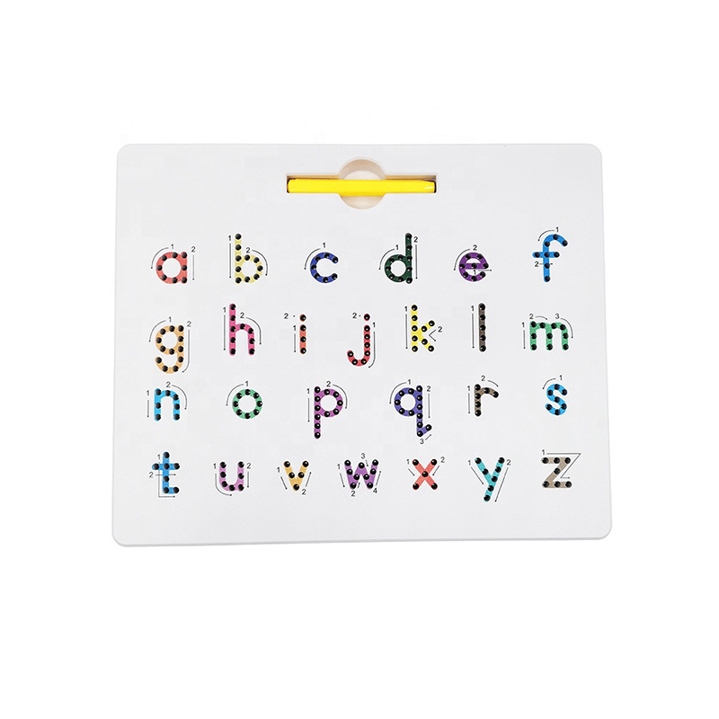 Magnetic Alphabet Tracing Board Double Sided ABS Plastic with Stylus Pen 13