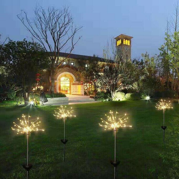 Solar Firework String Lights | 90 LEDs, Dual Lighting Modes | IP65 Weatherproof, Solar-Powered Garden Lighting 6