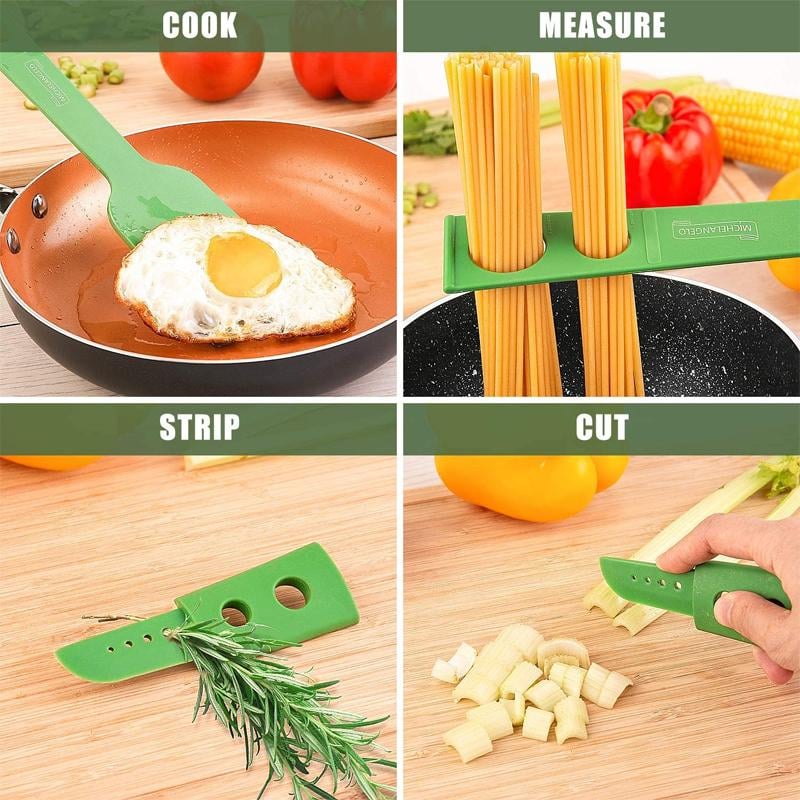 8-in-1 Kitchen Gadget Heat Resistant Dishwasher Safe with Non-Scratch Design