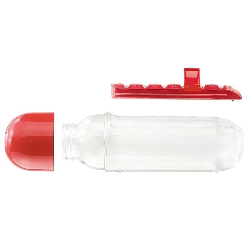 Weekly Pill Organiser Spring-Assisted Removable Day-Marked with Cup Lid 7