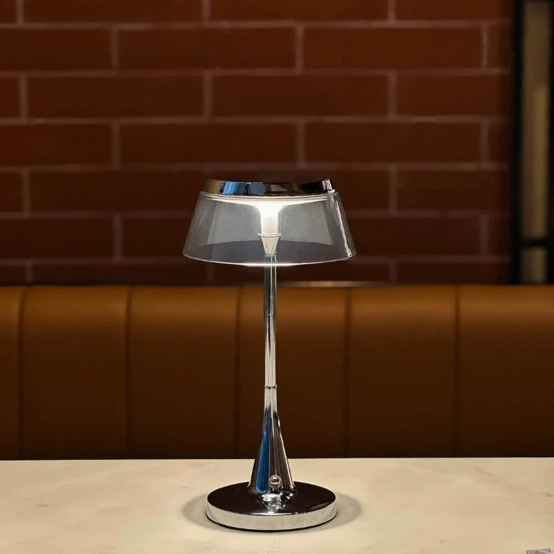 Cordless Table Lamp Rechargeable Acrylic Dimmable with Touch Control 14