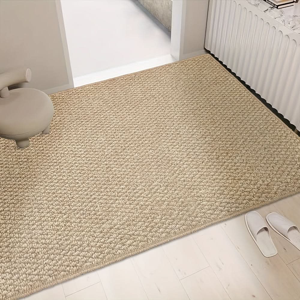 Absorbent Indoor Outdoor Door Mat - Polypropylene - Woven - Anti-Slip - Beige