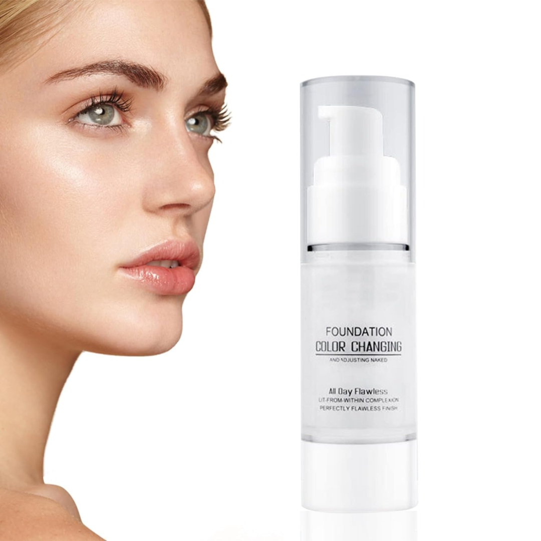 Adaptive Shade Foundation All Skin Tones | Hydrating Anti-Ageing Formula | Natural Full-Coverage Finish All Day