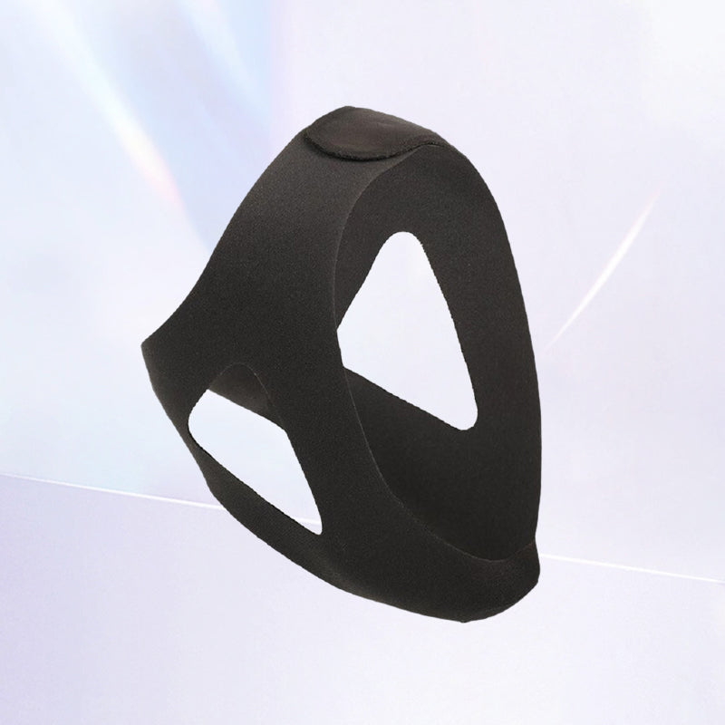 Adjustable Chin Strap Headband, Honeycomb Hexagonal Design, Breathable, Black / Pink