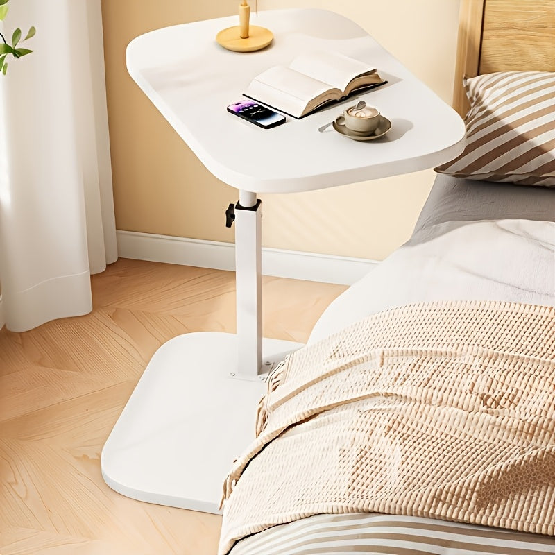 Adjustable Side Table | Height Lock With A Slide-Under Base