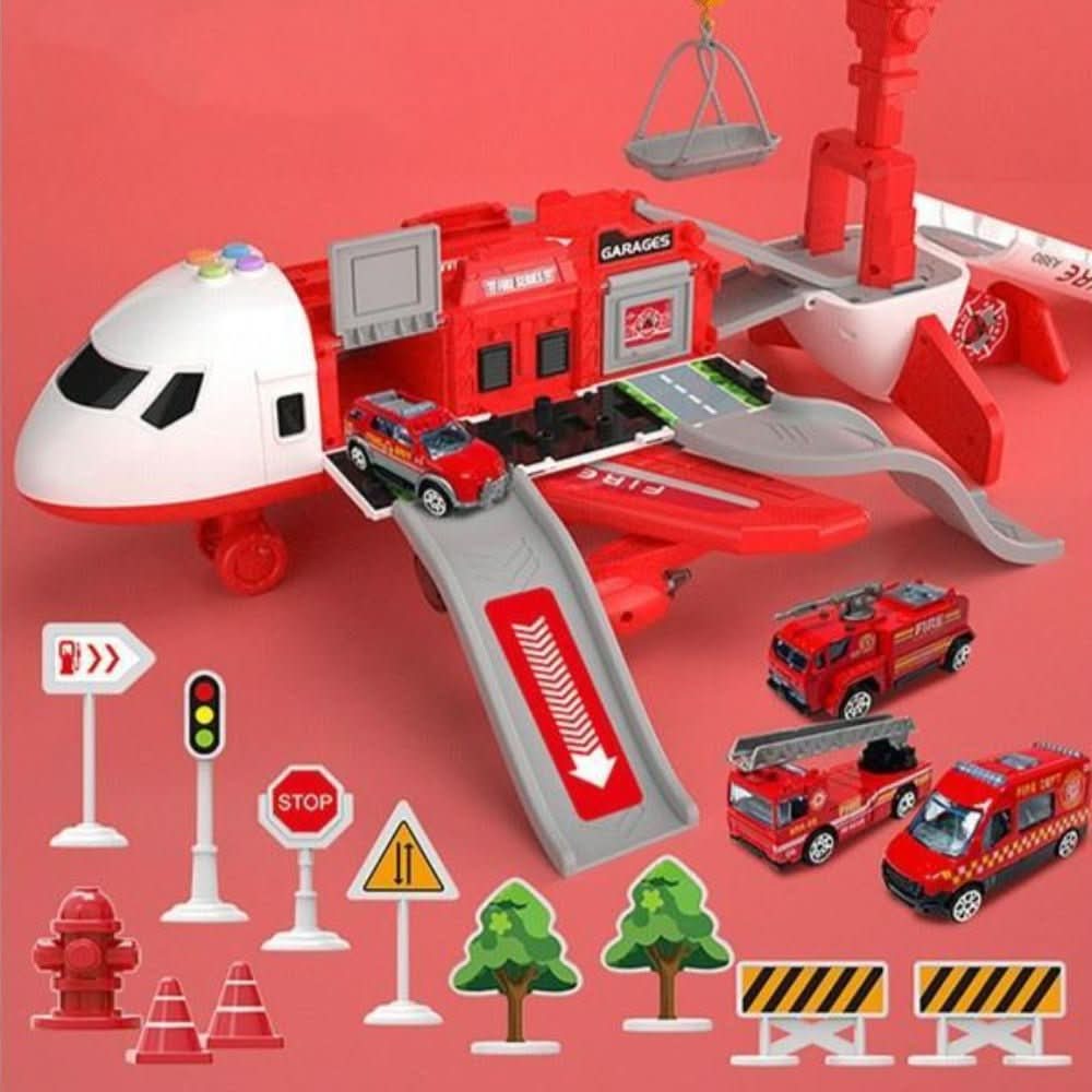 Adventure AirPlay Set | Transforming Aeroplane Playset with Vehicles